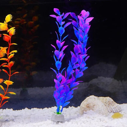 25cm Artificial Plastic Green Grass and High-Performance Aquatic Plant Landscaping