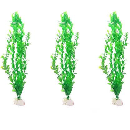 25cm Artificial Plastic Green Grass and High-Performance Aquatic Plant Landscaping