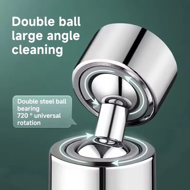 3-Mode Splash-Proof Faucet Head – Universal Metal Extender & Kitchen Aerator