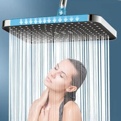 High-Performance Rain Shower Combo – 12-Inch Ultra-Large Overhead & 3-Mode Handheld Set