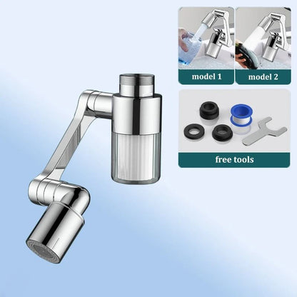 1080° Robotic Arm Faucet Extender – Multi-Jointed 3D Rotation Filter & Splash-Proof Aerator