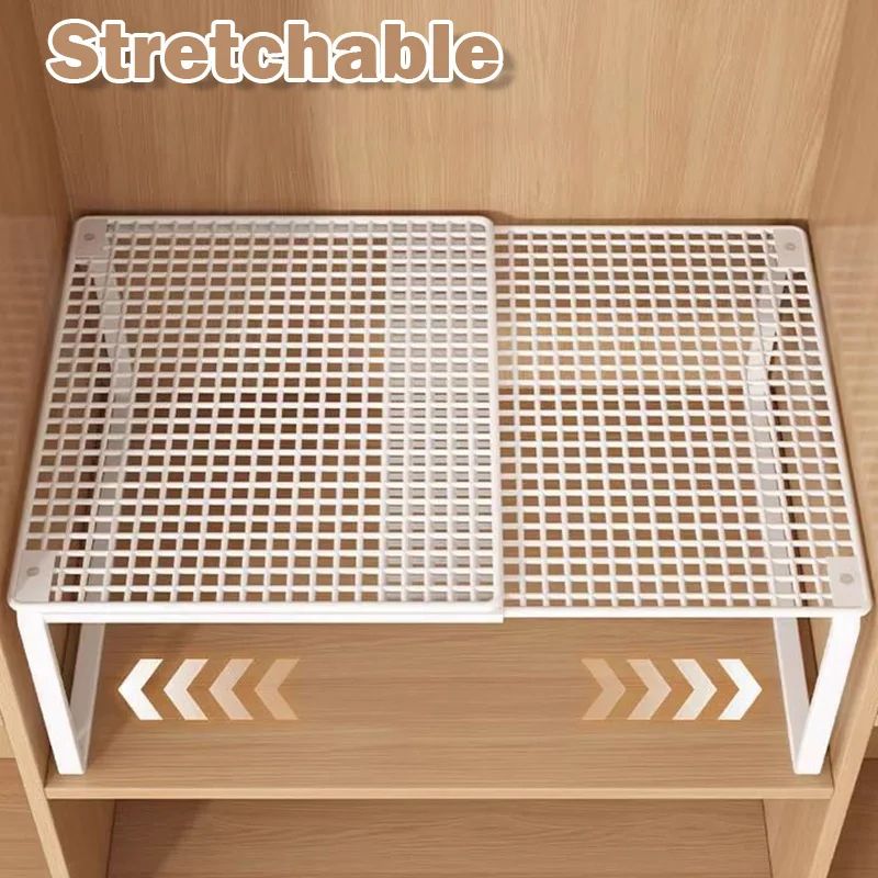 Expandable Wardrobe Shelf Divider Stackable Closet Partition Organizer Board