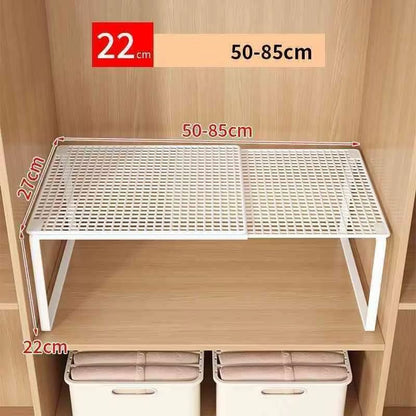 Expandable Wardrobe Shelf Divider Stackable Closet Partition Organizer Board