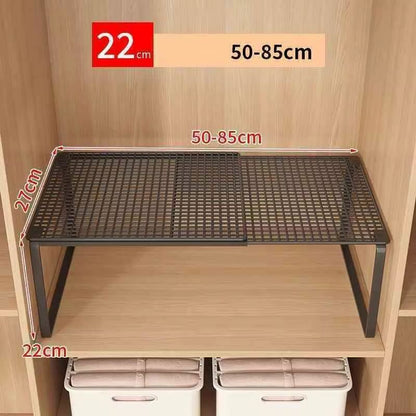 Expandable Wardrobe Shelf Divider Stackable Closet Partition Organizer Board