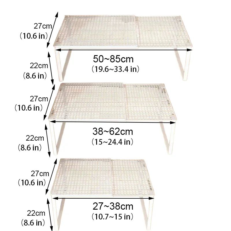 Expandable Wardrobe Shelf Divider Stackable Closet Partition Organizer Board