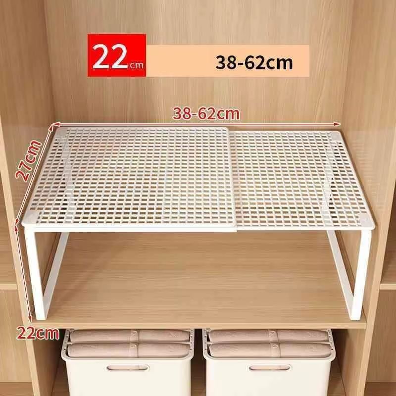 Expandable Wardrobe Shelf Divider Stackable Closet Partition Organizer Board
