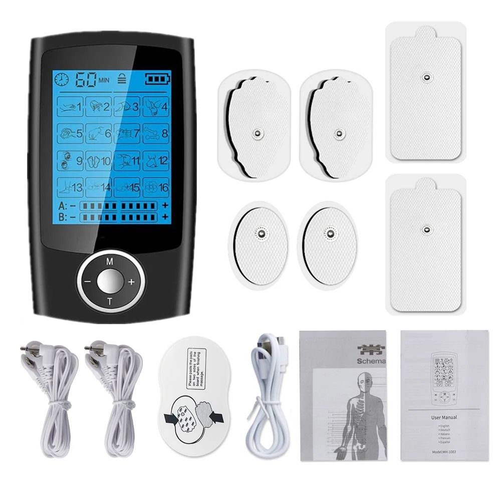 TENS EMS Muscle Stimulator Electric Muscle Massager for Pain Relief and Therapy