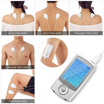 TENS EMS Muscle Stimulator Electric Muscle Massager for Pain Relief and Therapy