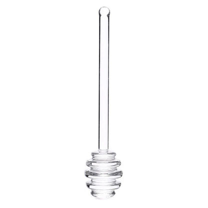 Premium Glass Honey Dipper Stirrer – 6-Inch Heat-Resistant Honey Spoon for Syrup, Jar & Kitchen Use