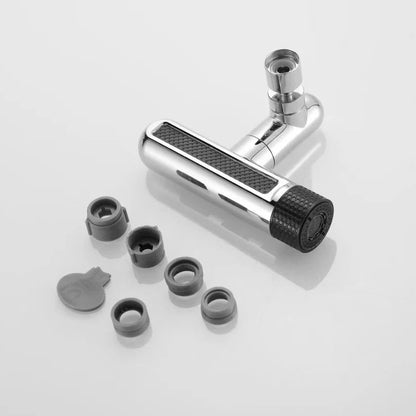 6-Mode Universal Waterfall Faucet Extender – 360° Rotating Multi-Function Aerator