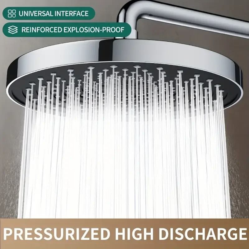 High-Pressure Rainfall Head – 5-Mode Extra-Large Panel Supercharge Shower