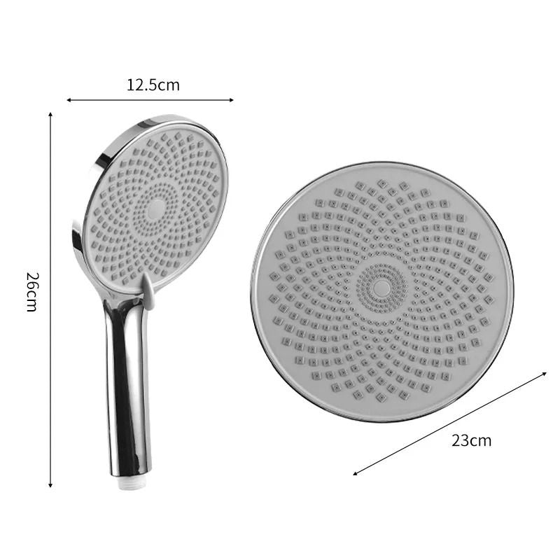 3-Mode High-Performance Shower Combo – Oversized Rainfall & High-Pressure Handheld Set