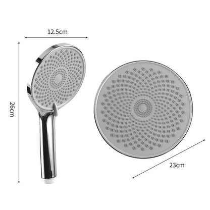 3-Mode High-Performance Shower Combo – Oversized Rainfall & High-Pressure Handheld Set
