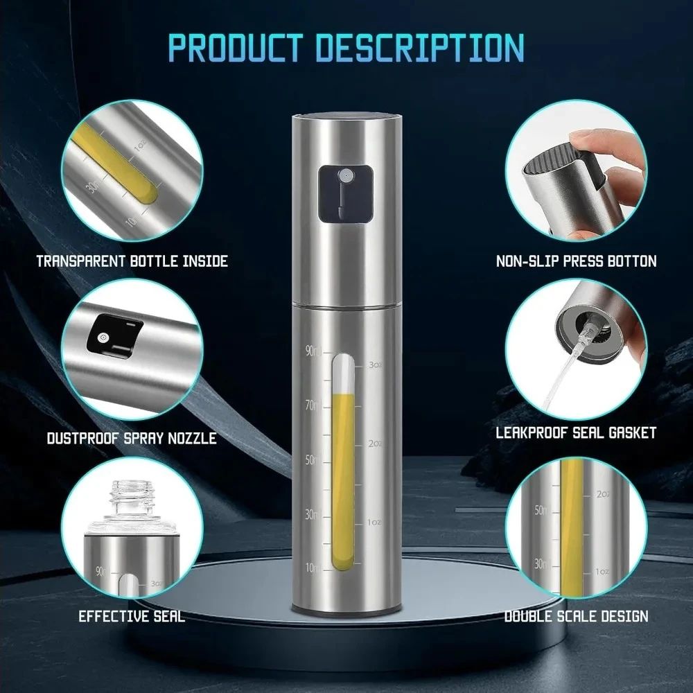 Advanced Glass Olive Oil Sprayer Bottle for Cooking