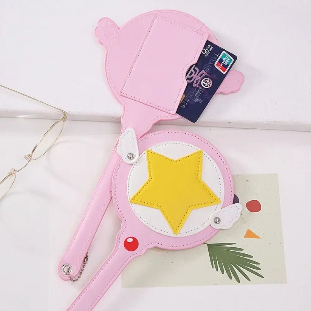Cute Anime Star Magic Wand Card Holder