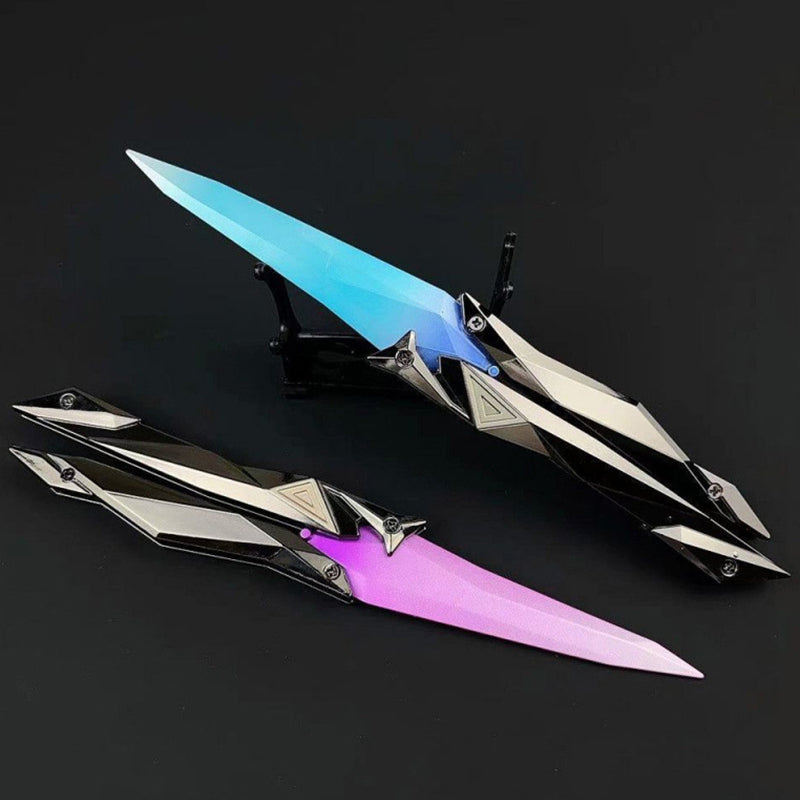 Butterfly Training Knife Balisong Trainer Foldable Practice Blade for Cosplay and Skill Training