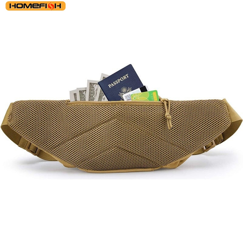 Mens Tactical Waist Bag Durable Military Fanny Pack for Outdoor Adventures