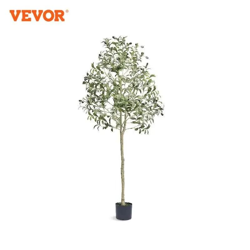 Mediterranean Artificial Olive Tree & High-End Lifelike Faux Indoor Greenery