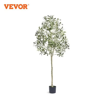 Mediterranean Artificial Olive Tree & High-End Lifelike Faux Indoor Greenery