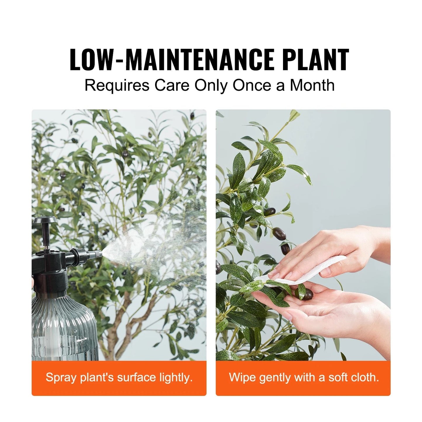 Mediterranean Artificial Olive Tree & High-End Lifelike Faux Indoor Greenery