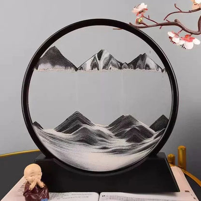 3D Moving Sand Art Picture & Deep Sea Quicksand Flowing Motion Display