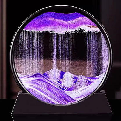 3D Moving Sand Art Picture & Deep Sea Quicksand Flowing Motion Display