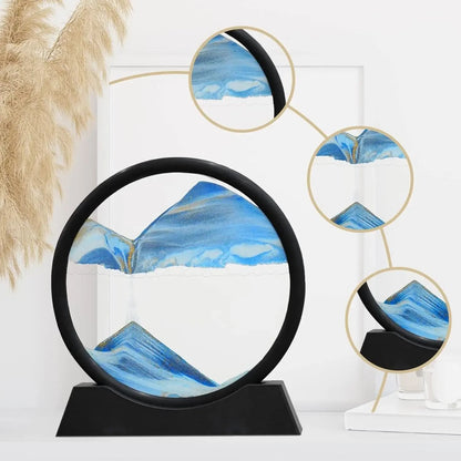 3D Moving Sand Art Picture & Deep Sea Quicksand Flowing Motion Display