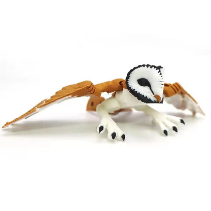 3D Printed Articulated Eagle Figurine | Movable Simulation Bird Ornament