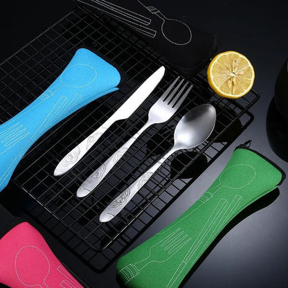 Precision Travel Camping Cutlery Set and High-Performance Mobile Dining Architecture
