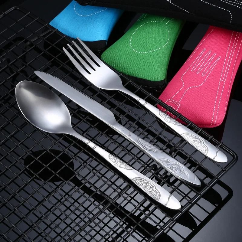 Precision Travel Camping Cutlery Set and High-Performance Mobile Dining Architecture