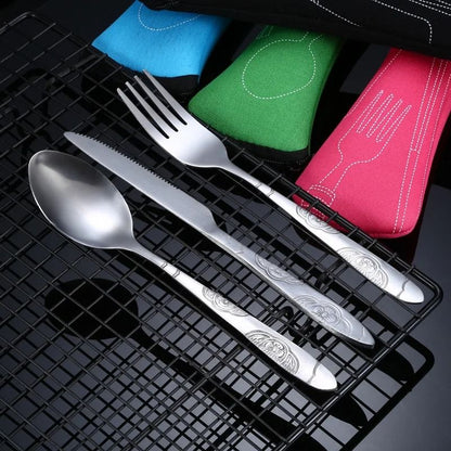 Precision Travel Camping Cutlery Set and High-Performance Mobile Dining Architecture
