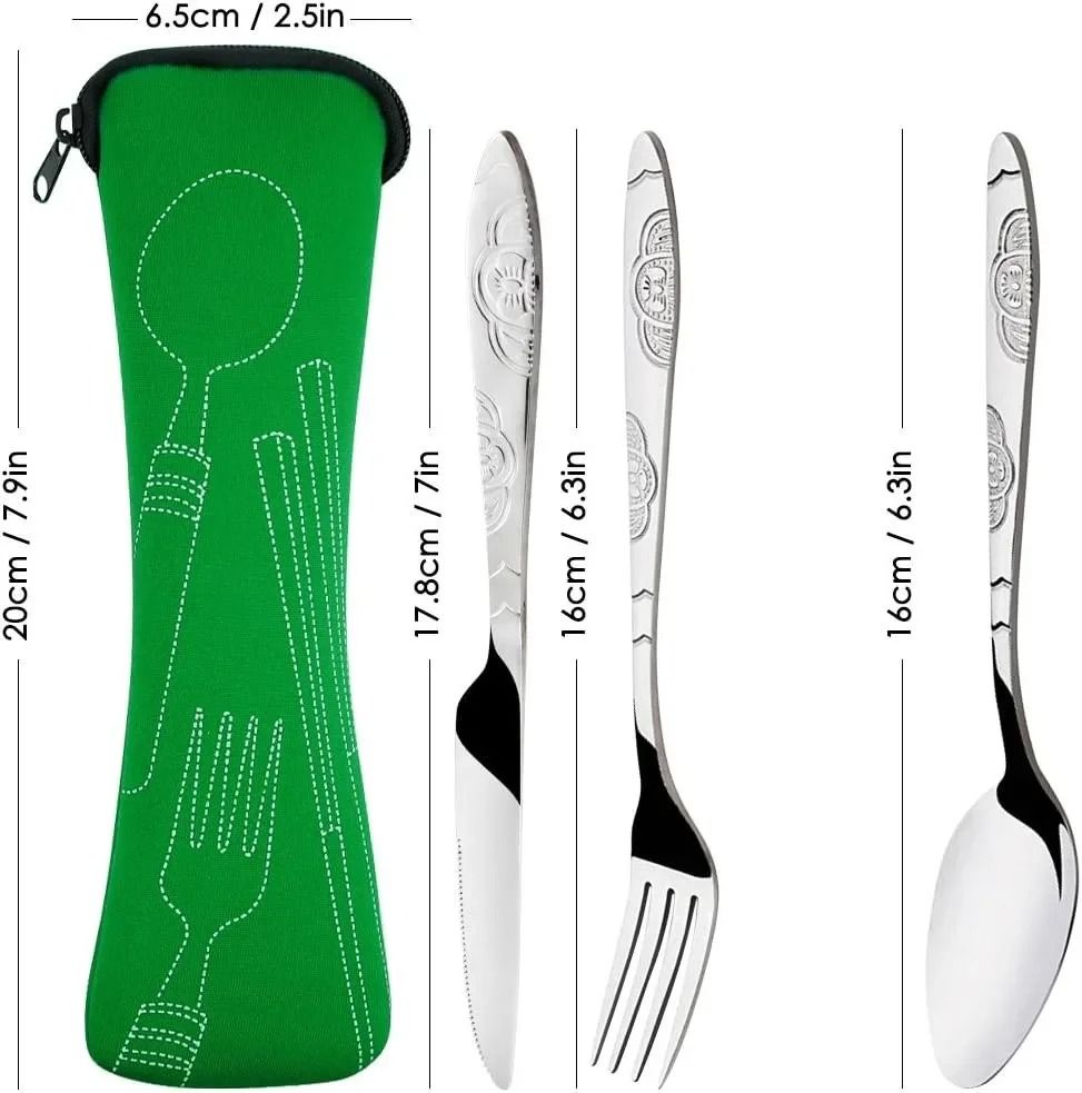 Precision Travel Camping Cutlery Set and High-Performance Mobile Dining Architecture