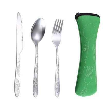 Precision Travel Camping Cutlery Set and High-Performance Mobile Dining Architecture