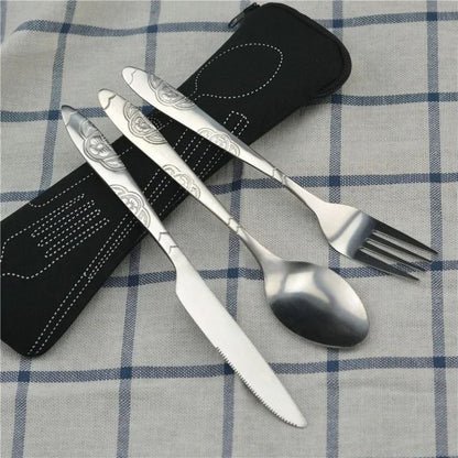 Precision Travel Camping Cutlery Set and High-Performance Mobile Dining Architecture