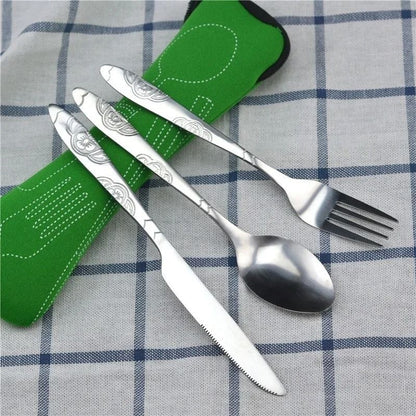 Precision Travel Camping Cutlery Set and High-Performance Mobile Dining Architecture