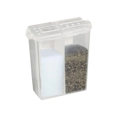 2-in-1 Camping Seasoning Shaker Portable Spice Container for BBQ & Outdoor Cooking