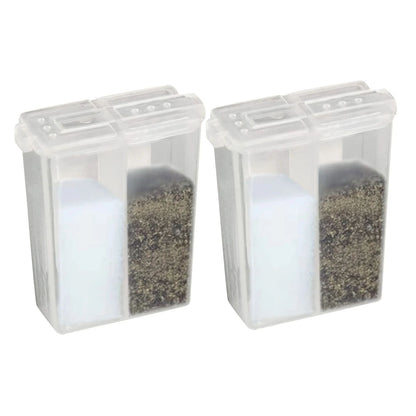 2-in-1 Camping Seasoning Shaker Portable Spice Container for BBQ & Outdoor Cooking
