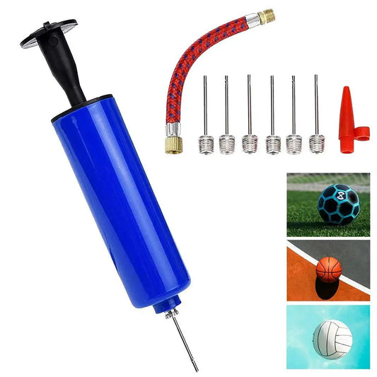 Portable Ball Pump with Flexible Hose – Quick Inflate Basketball Pump for All Sports