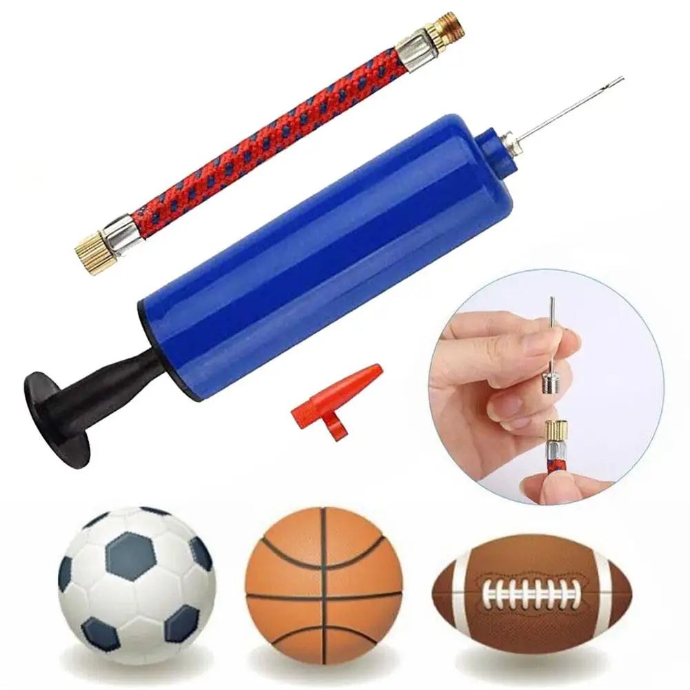 Portable Ball Pump with Flexible Hose – Quick Inflate Basketball Pump for All Sports