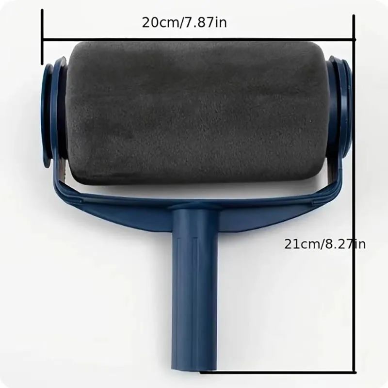 High-Coverage Self-Priming Paint Roller Brush for Smooth Wall Finishes