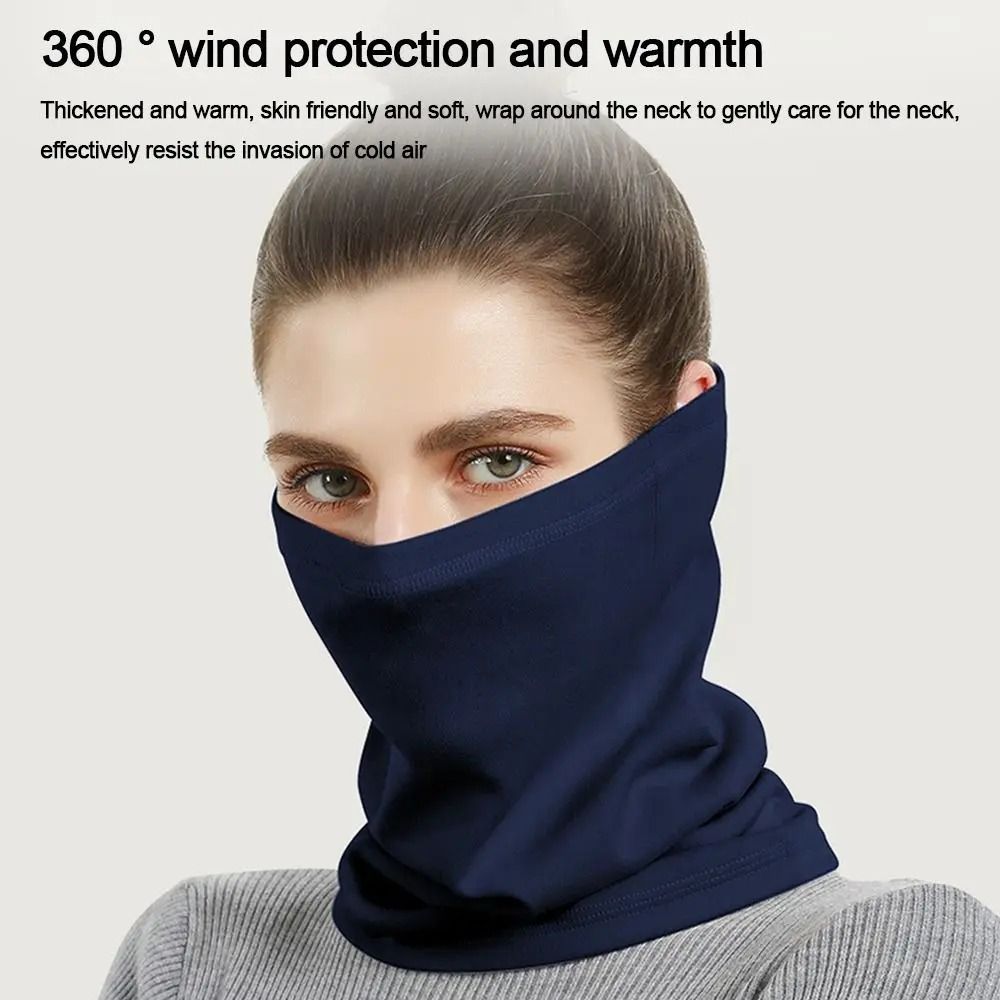 Thermal Neck Warmer Windproof Winter Bandana Scarf for Sports and Outdoor Use