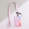 mixed pink lanyard
