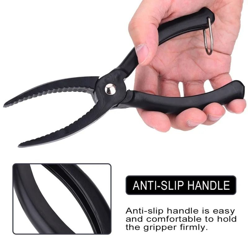 Durable Fish Lip Gripper with Anti Slip Handle Fishing Pliers Tool