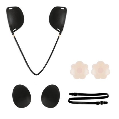 Invisible Push Up Bra Kit for Deep V Dresses Strapless Backless Silicone Adhesive Bra