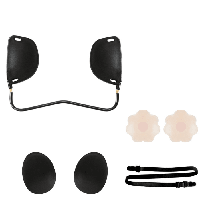 Invisible Push Up Bra Kit for Deep V Dresses Strapless Backless Silicone Adhesive Bra