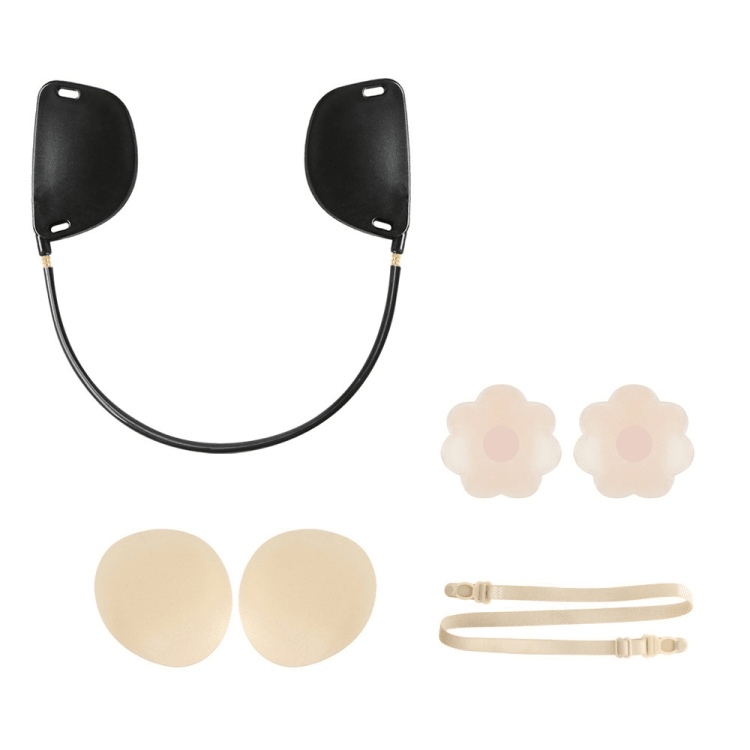Invisible Push Up Bra Kit for Deep V Dresses Strapless Backless Silicone Adhesive Bra