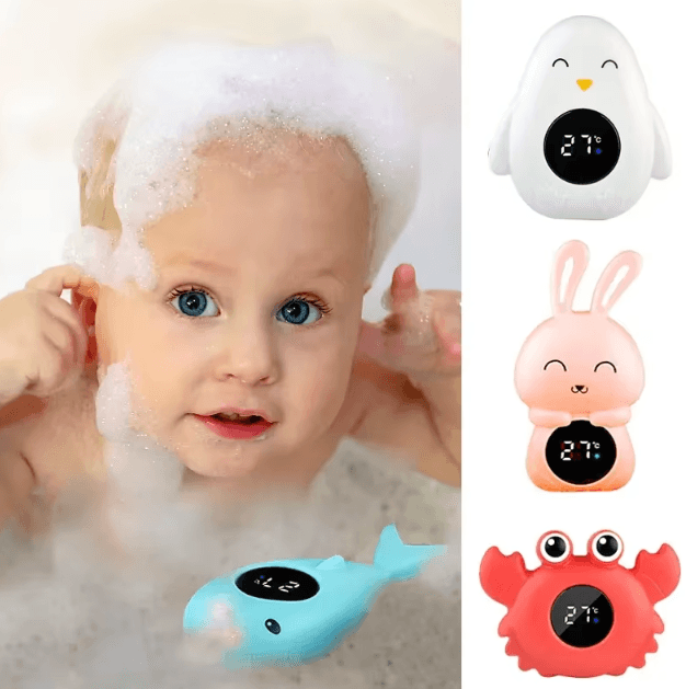 Baby Bath Temperature Meter Floating Digital Water Baby Bath Temperature Meter LED Display Temperature Tester Safety Car