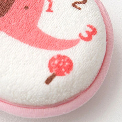 Cartoon Elephant Baby Bath Sponge Soft Cotton Kids Bath Towel Gentle Scrubber