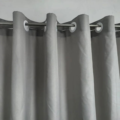 No Hook Shower Curtain Hotel Quality Fabric Waterproof Bathroom Curtain