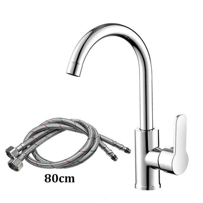 Stainless Steel Kitchen Faucet Hot and Cold Sink Faucet Dual Control Mixer Tap